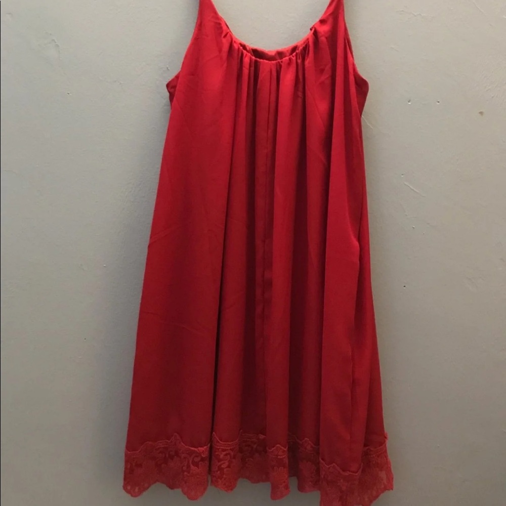 Red dress